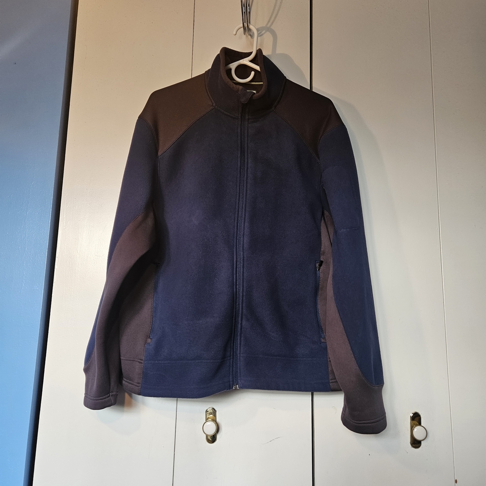 Purple and Blue Fleece Jacket